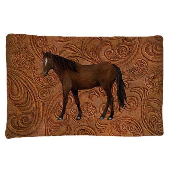 Carolines Treasures Carolines Treasures SB3066PILLOWCASE Horse Moisture Wicking Fabric Standard Pillowcase SB3066PILLOWCASE - main
